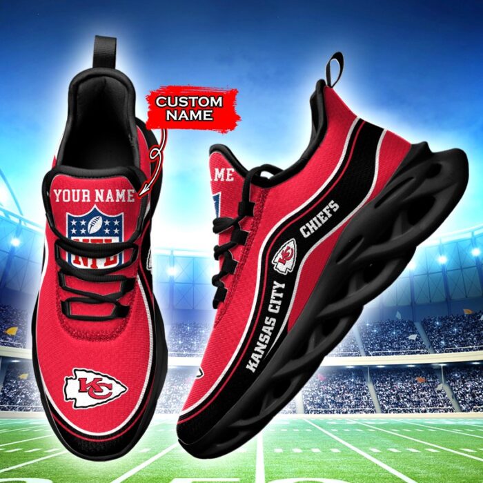 Kansas City Chiefs Personalized Max Soul Shoes 32 SPA0901032