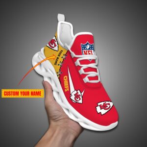 Kansas City Chiefs Personalized NFL Max Soul Shoes Fan Gift