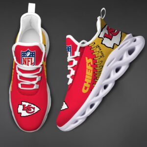 Kansas City Chiefs Personalized NFL Max Soul Shoes Ver 2