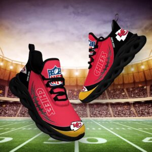 Kansas City Chiefs Personalized NFL Max Soul Shoes for Fan