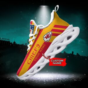Kansas City Chiefs Personalized NFL Max Soul Sneaker