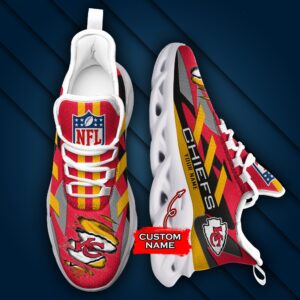 Kansas City Chiefs Personalized NFL Max Soul Sneaker Ver 1