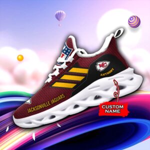 Kansas City Chiefs Personalized NFL Max Soul Sneaker for Fans