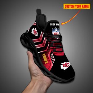 Kansas City Chiefs Personalized NFL Metal Style Design Max Soul Shoes