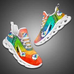 Kansas City Chiefs Personalized Pride Month Luxury NFL Max Soul Shoes v1