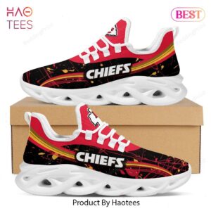 Kansas City Chiefs Splash Colors Design Max Soul Shoes