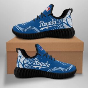 Kansas City Royals Custom Shoes Sport Sneakers Baseball Yeezy Boost
