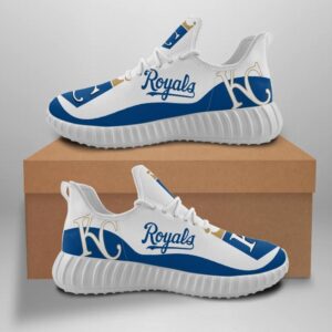 Kansas City Royals Unisex Sneakers New Sneakers Custom Shoes Baseball Yeezy Boost