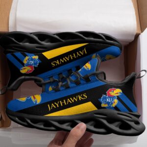 Kansas Jayhawks Black Shoes Max Soul