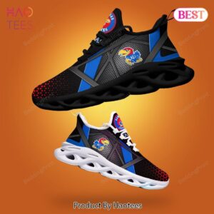 Kansas Jayhawks NCAA Black Blue Max Soul Shoes