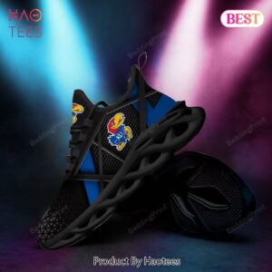 Kansas Jayhawks NCAA Blue Mix Black Max Soul Shoes