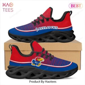 Kansas Jayhawks NCAA Blue Mix Red Color Max Soul Shoes