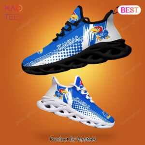 Kansas Jayhawks NCAA White Mix Blue Max Soul Shoes