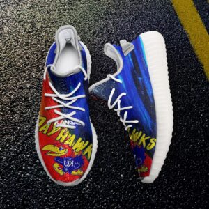 Kansas Jayhawks Yeezy Boost Custom Shoes 2