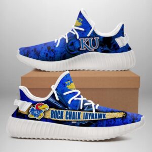 Kansas Jayhawks Yeezy Shoes Custom Shoes 1
