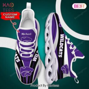 Kansas State Wildcats NCAA Violet Color Max Soul Shoes