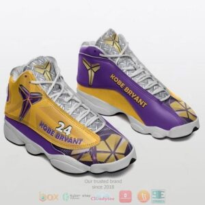 Kobe Bryant 24 Los Angeles Lakers Nba Team Logo Air Jordan 13 Shoes
