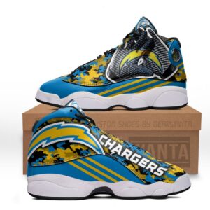 LA Chargers JD13 Sneakers Custom Shoes