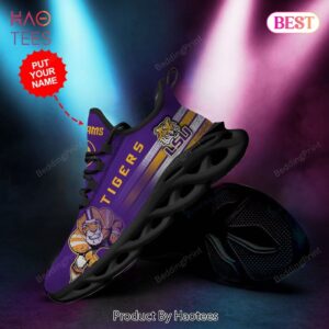 LSU Tigers Custom Personalized NCAA Max Soul Shoes
