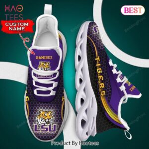 LSU Tigers NCAA Violet Color Max Soul Shoes