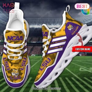 LSU Tigers Personalized Max Soul Shoes