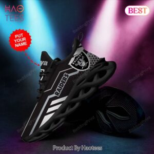 Las Vegas Raiders Custom Personalized NFL Max Soul Shoes