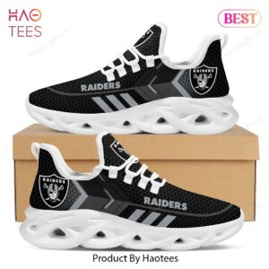 Las Vegas Raiders NFL Hot Dark Color Max Soul Shoes