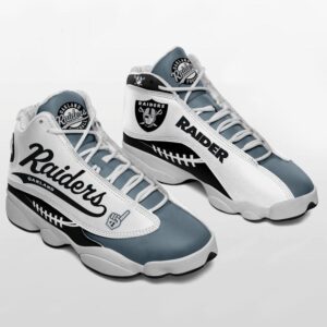 Las Vegas Raiders Shoes AJ13 Custom For Fans