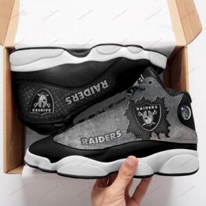 Las Vegas Raiders Shoes Custom J13 Sneakers For Fans