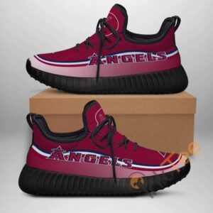 Los Angeles Angels Custom Shoes Personalized Name Yeezy Sneakers