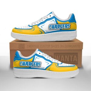 Los Angeles Chargers Air Sneakers Custom NAF Shoes For Fan