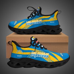Los Angeles Chargers Personalized Max Soul Shoes