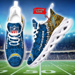Los Angeles Chargers Personalized Max Soul Shoes for Fan