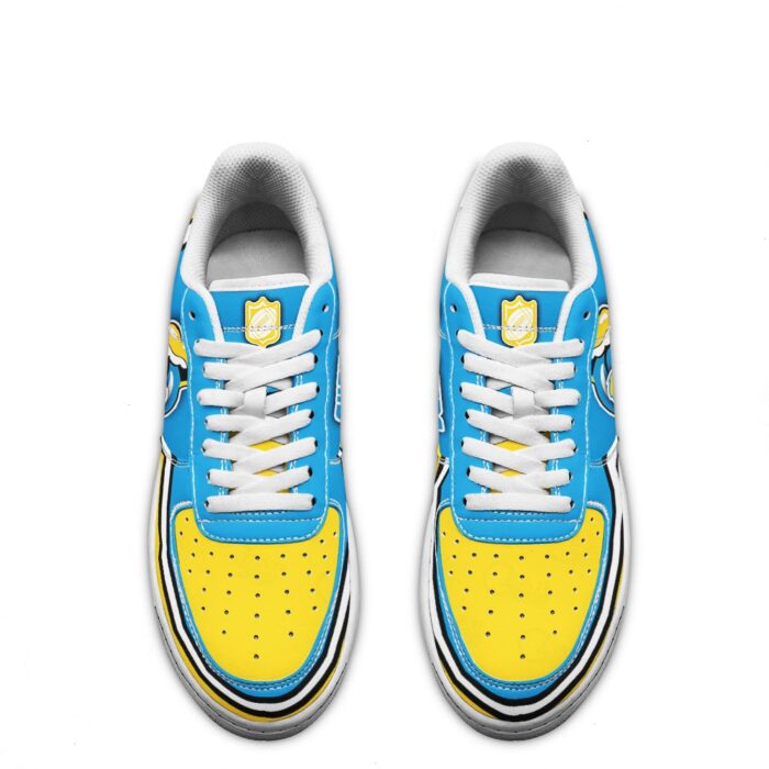 Los Angeles Chargers Sneakers Custom Force Shoes Sexy Lips For Fans