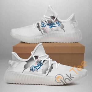 Los Angeles Dodgers Custom Shoes Personalized Name Yeezy Sneakers