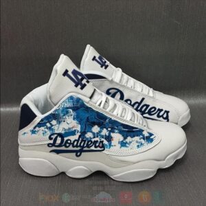 Los Angeles Dodgers Mlb Baseball Team Air Jordan 13 Shoes