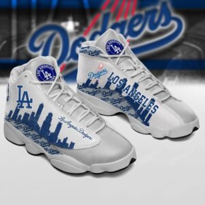 Los Angeles Dodgers Mlb Ver 1 Air Jordan 13 Sneaker