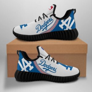 Los Angeles Dodgers Unisex Sneakers New Sneakers Baseball Custom Shoes Los Angeles Dodgers Yeezy Boo Yeezy Shoes
