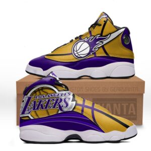 Los Angeles Lakers Jd 13 Sneakers Custom Shoes