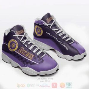 Los Angeles Lakers Nba Air Jordan 13 Shoes