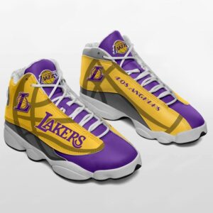 Los Angeles Lakers Nba Ver 1 Air Jordan 13 Sneaker