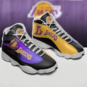 Los Angeles Lakers Nba Ver 5 Air Jordan 13 Sneaker