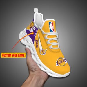 Los Angeles Lakers Personalized NBA Max Soul Shoes