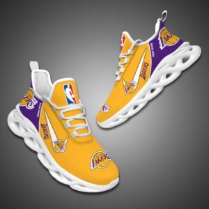 Los Angeles Lakers Personalized NBA Max Soul Shoes