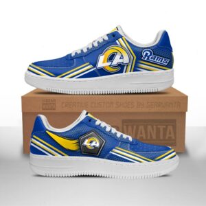Los Angeles Rams Air Sneakers Custom For Fans