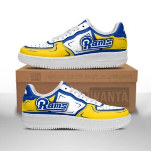 Los Angeles Rams Air Sneakers Custom NAF Shoes For Fan