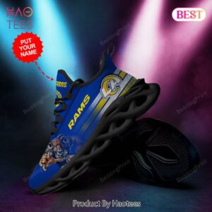 Los Angeles Rams Custom Personalized NFL Max Soul Shoes