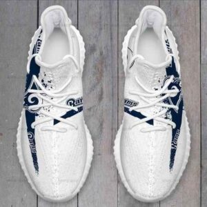 Los Angeles Rams Men Running Yeezy Boost Shoes Sport Sneakers, Custom Shoes For Men And Women