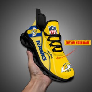 Los Angeles Rams NFL Customized Unique Max Soul Shoes