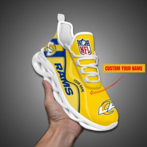 Los Angeles Rams NFL Customized Unique Max Soul Shoes